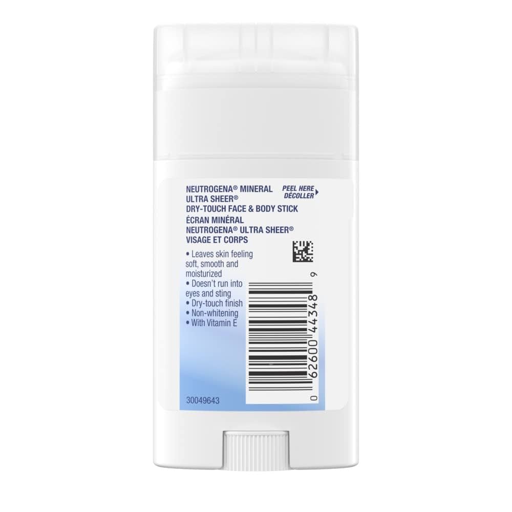 Neutrogena Ultra Sheer Mineral Face & Body Stick SPF 50 – 42g