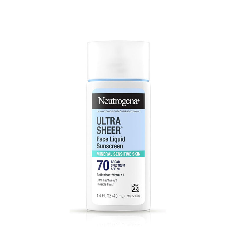 Neutrogena Ultra Sheer Mineral Face Liquid Sunscreen Broad Spectrum SPF 70 – 40ml