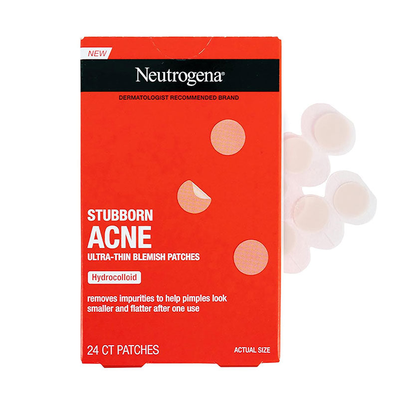 Neutrogena Stubborn Acne Ultra-Thin Blemish Patches, 24 Patches
