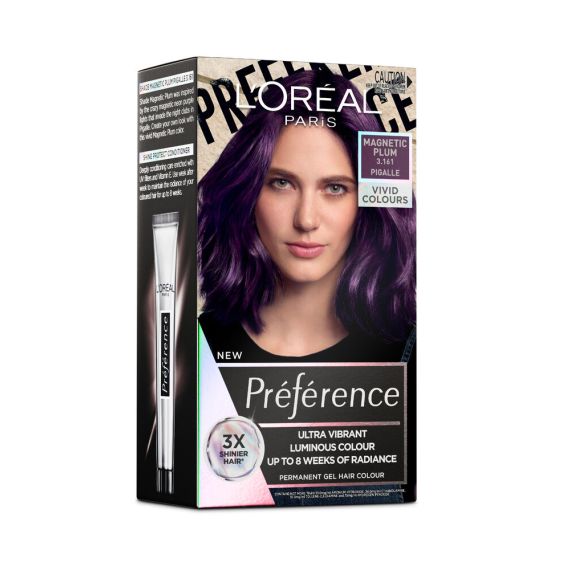 L'Oreal PREFERENCE VIVID Hair Color - Magnetic Plum