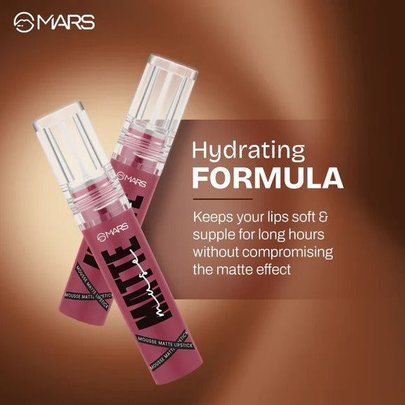 MARS Matte Muse Mousse Lipstick 3ml Color: 13-Power Diva