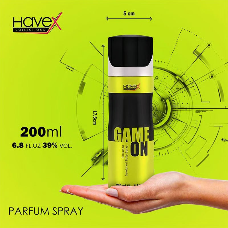 Havex Game On Perfumed Deodorant Body Spray 200ml