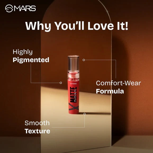 MARS Matte Muse Mousse Lipstick 3ml Color: 07 Celebrity