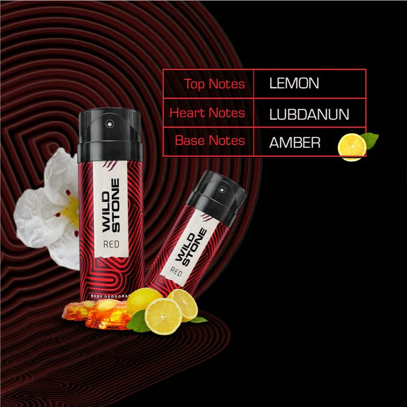 Wild Stone Deodorant Body Spray 150ml - Red