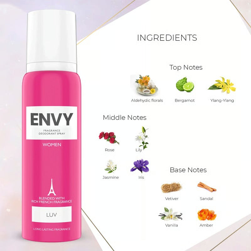 Envy Fragrance Deodorant Spray For Women 120ml - Luv