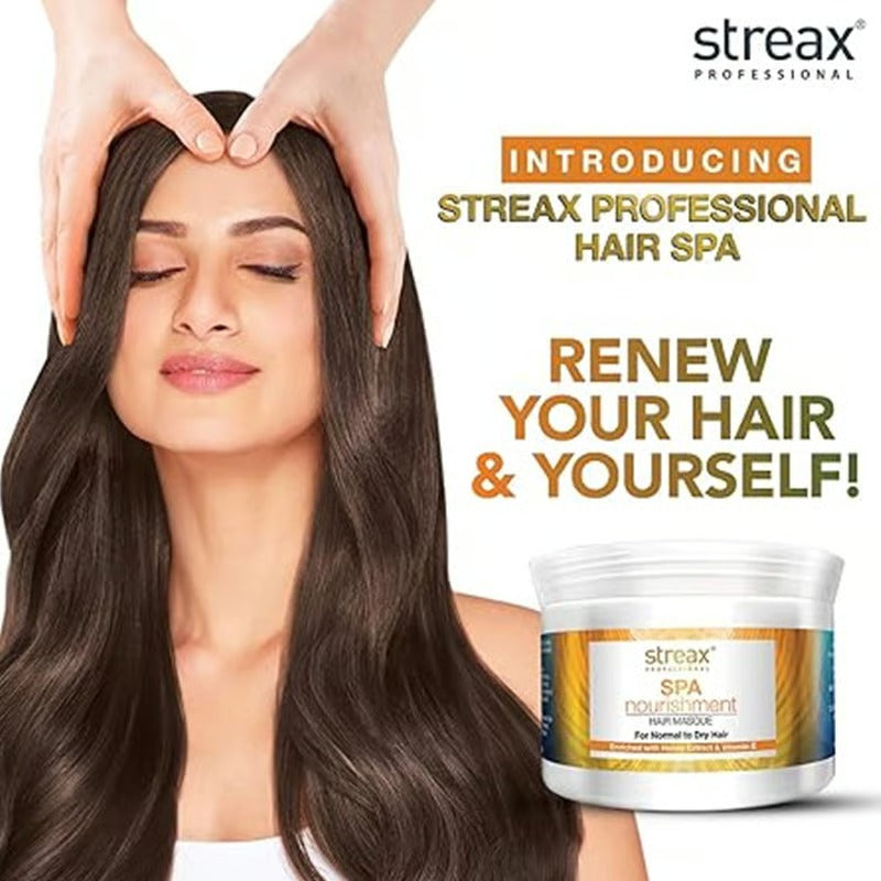 Streax Professional Spa Nourishment Hair Masque for Normal To Dry Hair 500g