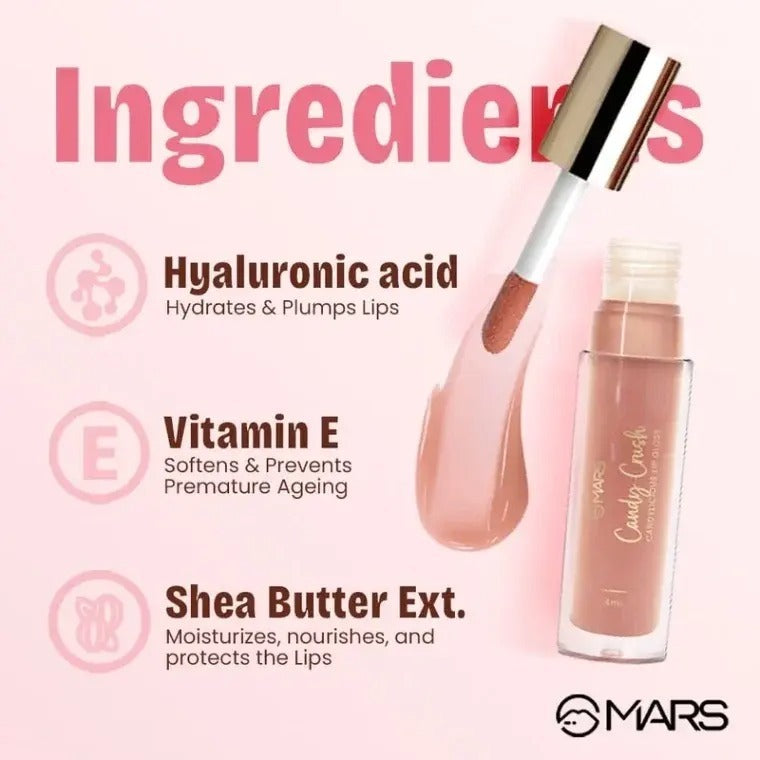 Mars Cosmetics Candylicious Lip Gloss #03 Caramel Crunch (4ml)
