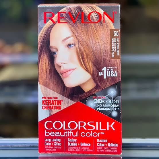Revlon Colorsilk Beautiful Hair Color - 55 Light Reddish Brown