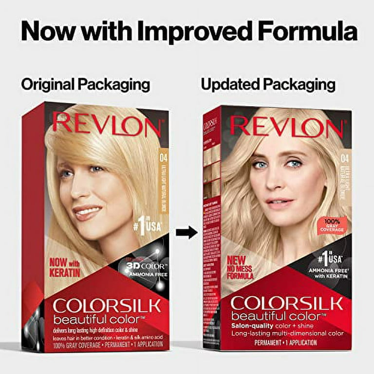 Revlon Color Silk Hair Color Ultra Light Natural Blonde 04