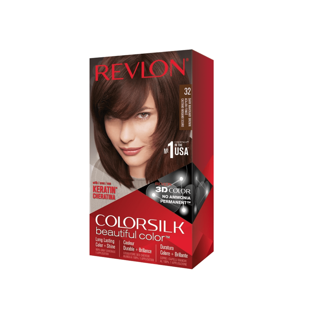 Revlon Colorsilk Hair Color Dark Mahogany Brown 32