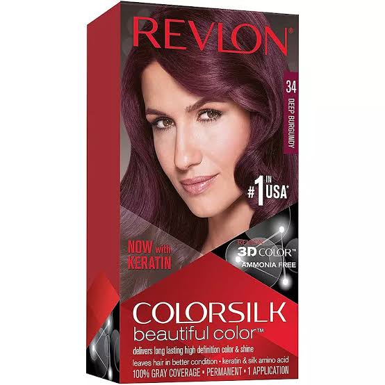 Revlon Colorsilk Beautiful Hair Color - 34 Deep Burgundy