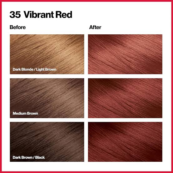Revlon Colorsilk Beautiful Hair Color - 35 Vibrant Red