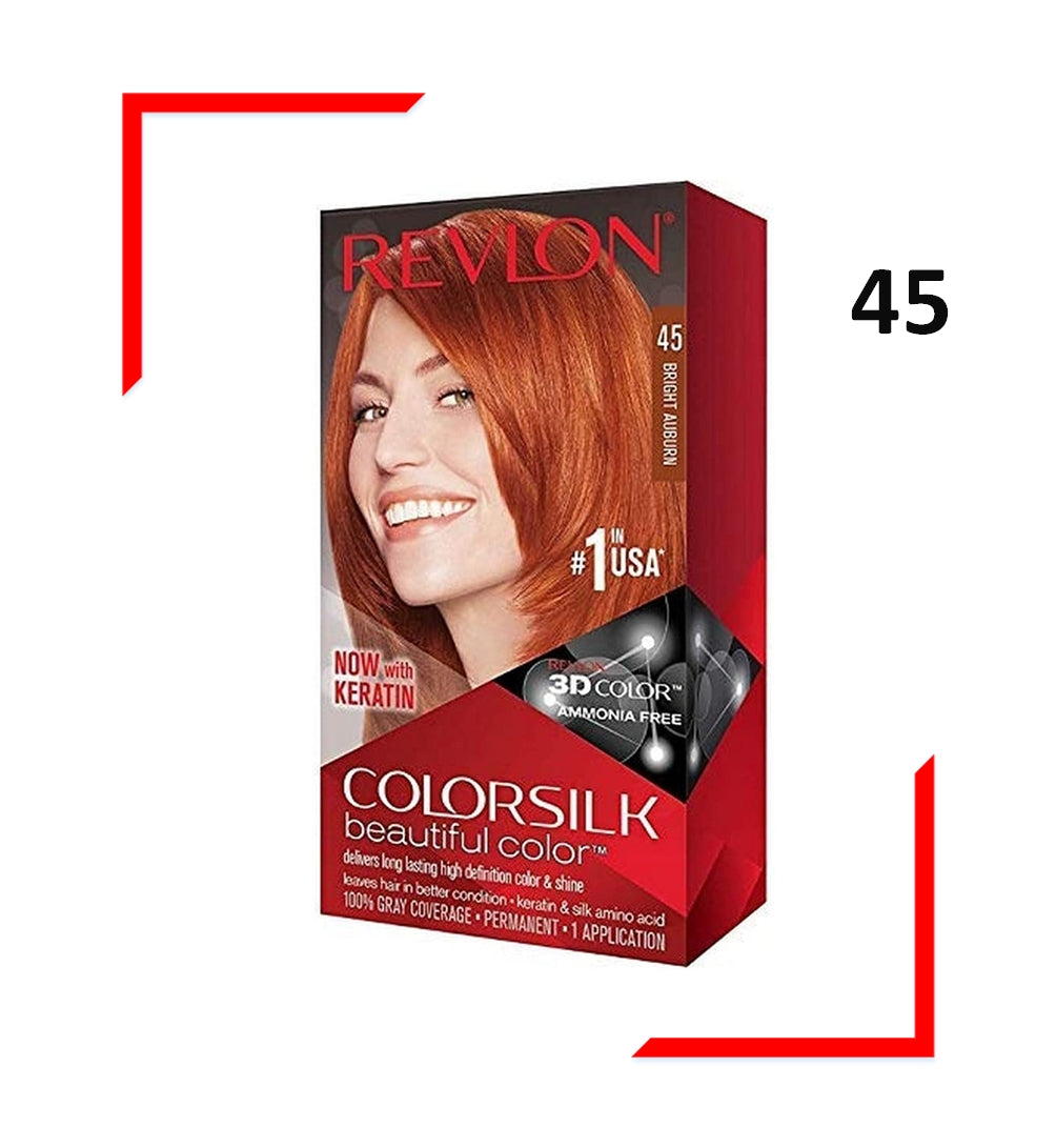 Revlon Hair Color Silk - 45 Bright Auburn