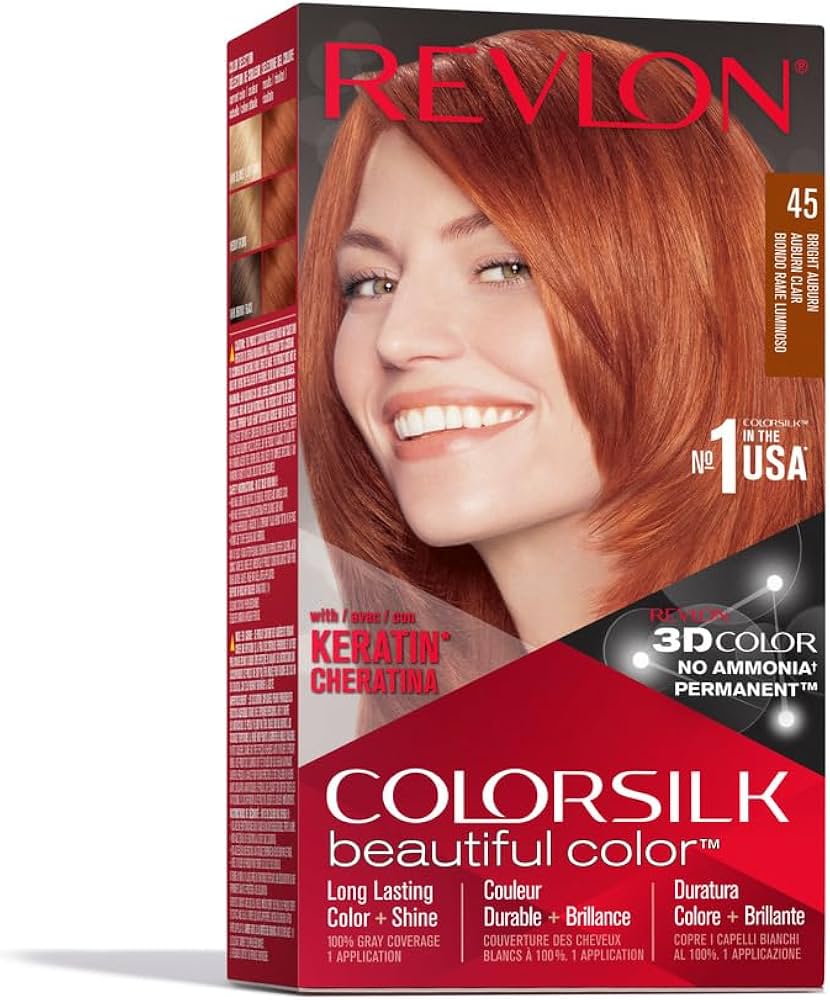 Revlon Hair Color Silk - 45 Bright Auburn