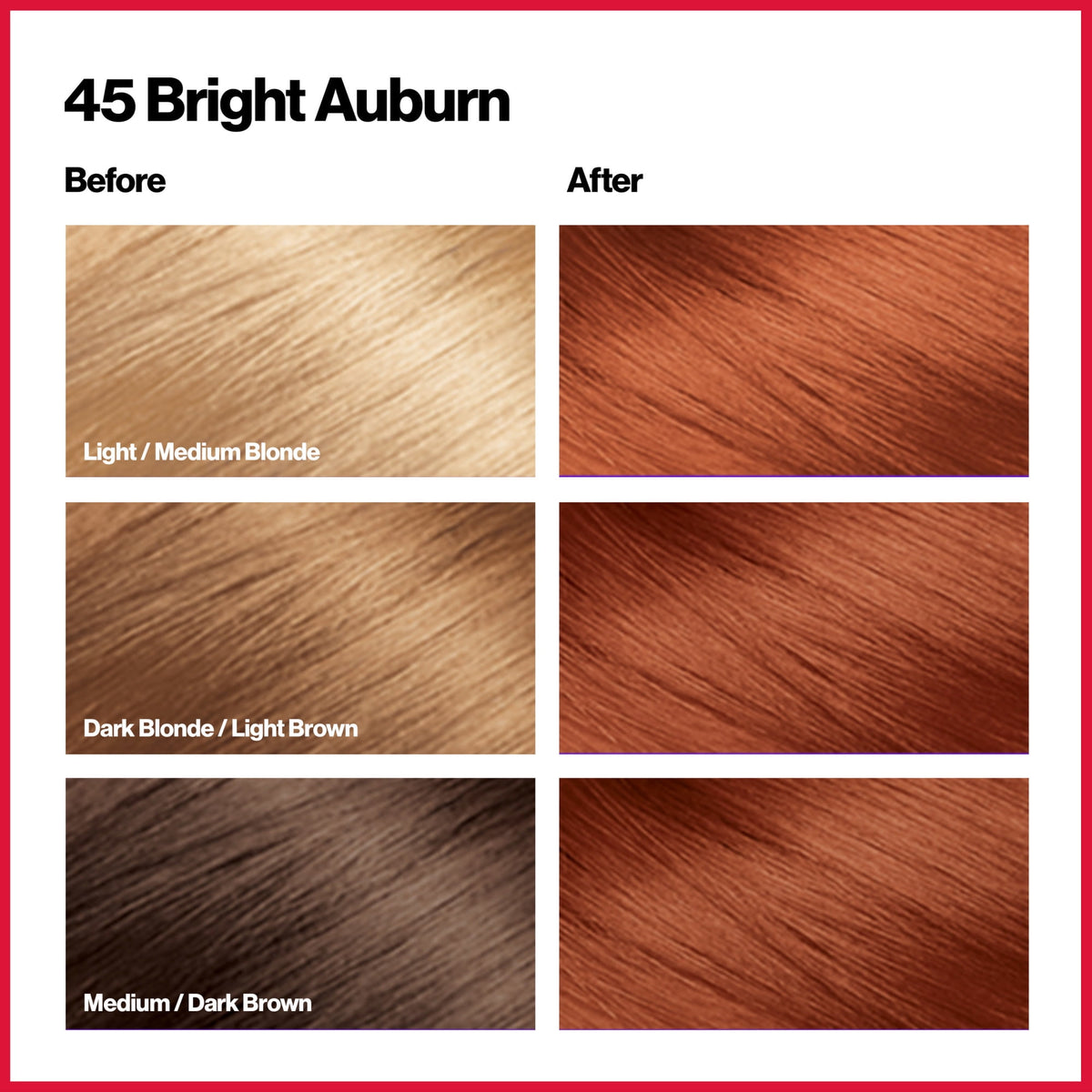 Revlon Hair Color Silk - 45 Bright Auburn