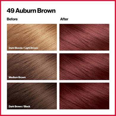 Revlon Colorsilk Beautiful Permanent Hair color 49 Auburn Brown