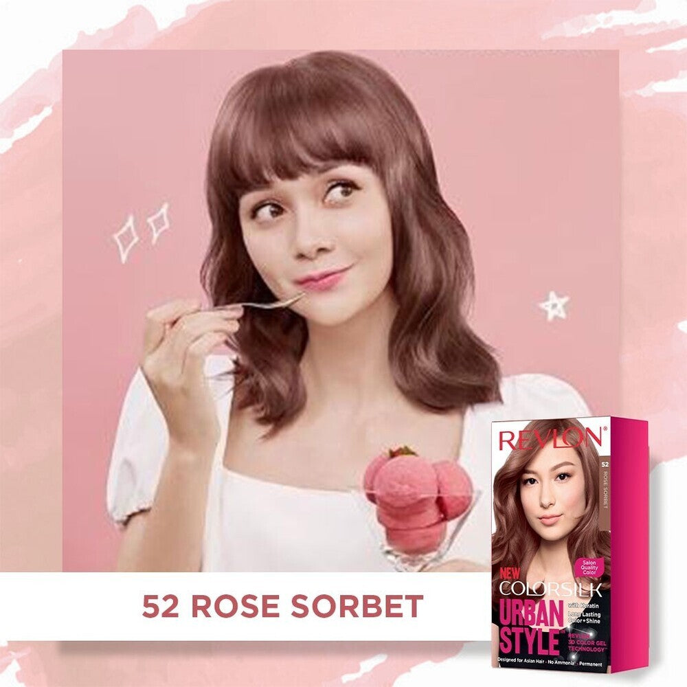 REVLON Colorsilk Hair Color Urban Style 52 Rose Sorbet