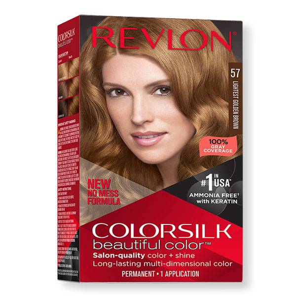 Revlon Colorsilk Hair Color Lightest Golden Brown 57