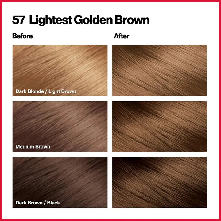 Revlon Colorsilk Hair Color Lightest Golden Brown 57