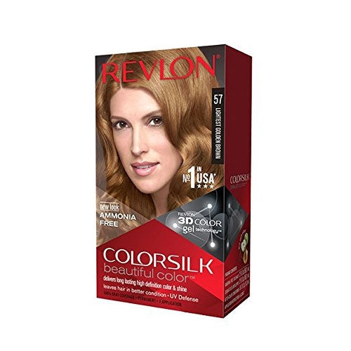Revlon Colorsilk Hair Color Lightest Golden Brown 57