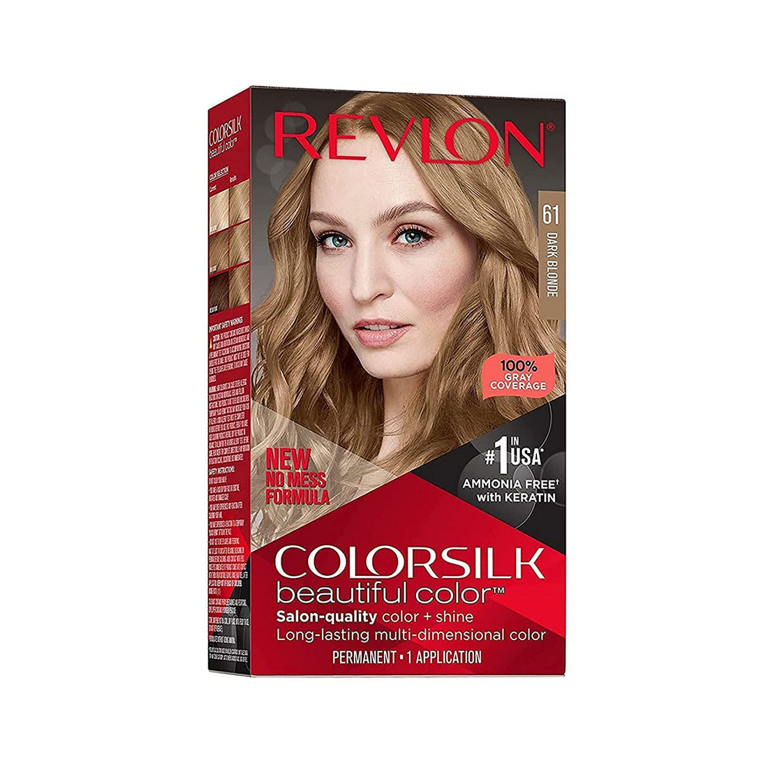 Revlon Color Silk beautiful hair Color 61 Dark Blonde