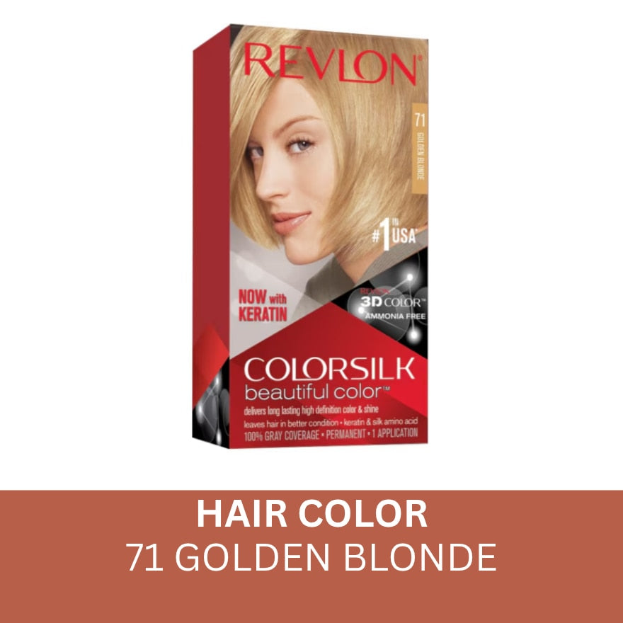 Revlon ColorSilk Beautiful Color Hair Color – Golden Blonde 71