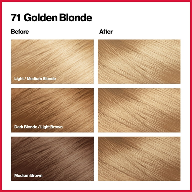 Revlon ColorSilk Beautiful Color Hair Color – Golden Blonde 71