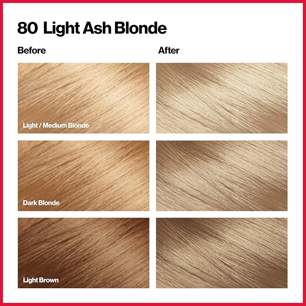 Revlon ColorSilk Beautiful Color 80 Light Ash Blonde