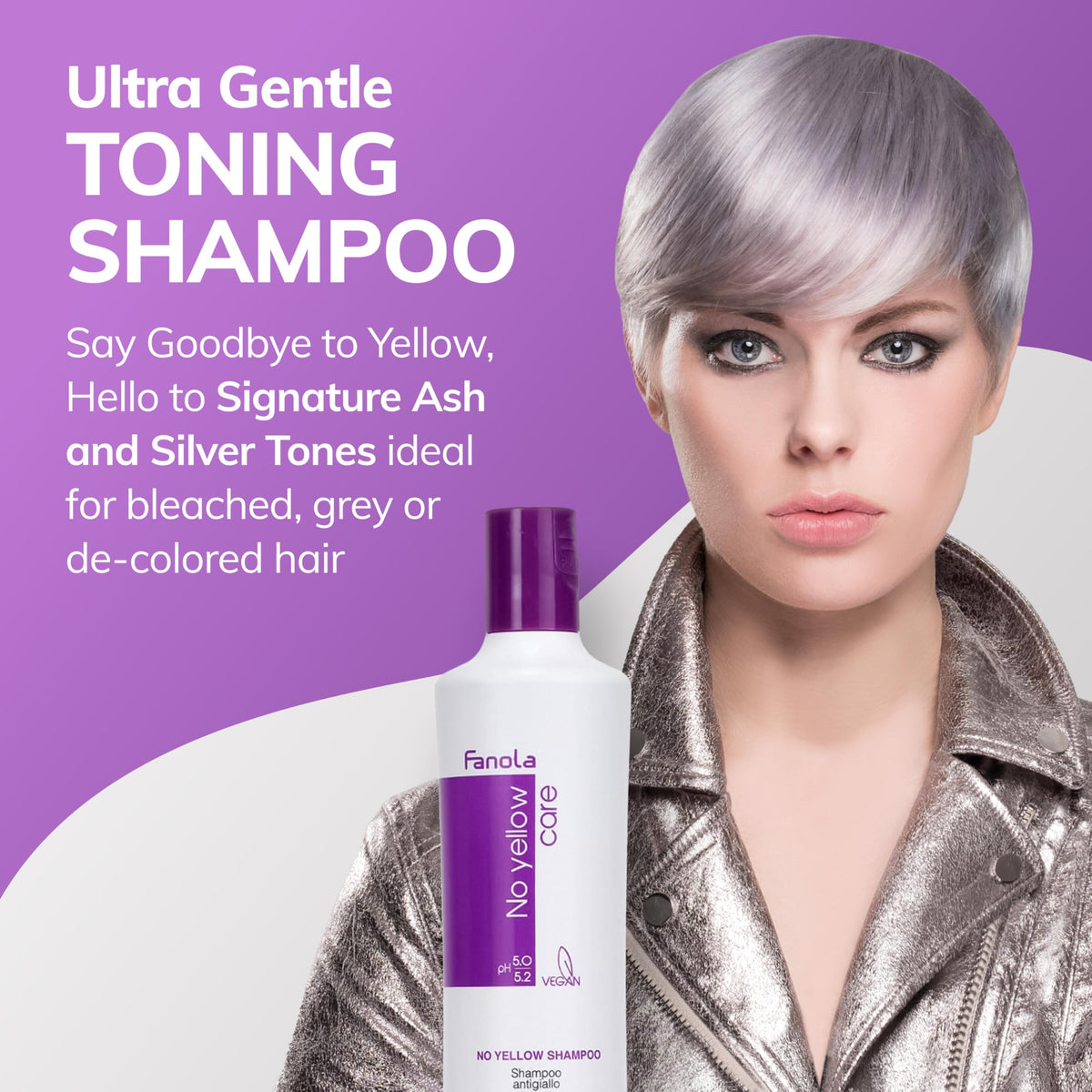 Fanola No Yellow Shampoo for Unisex 350ml