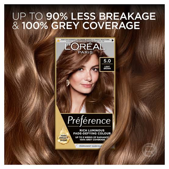 Loreal Hair Color Preference - 5.0 Light Brown