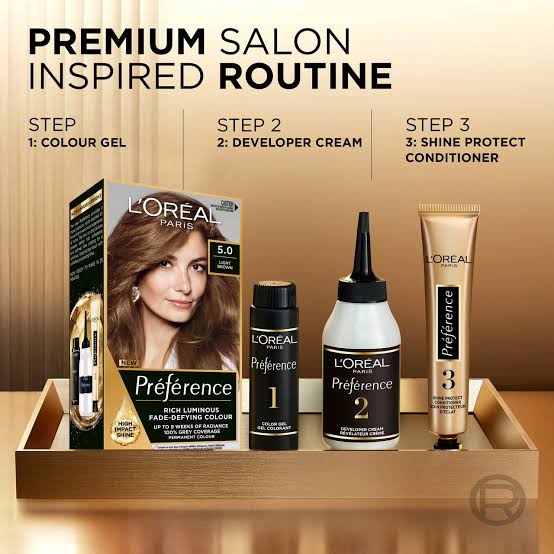 Loreal Hair Color Preference - 5.0 Light Brown