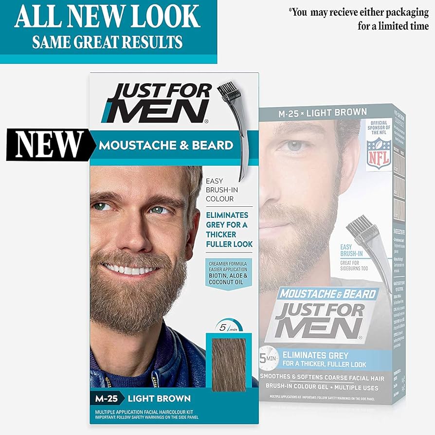 Just for Men Color Gel Mustache & Beard M-25 Light Brown