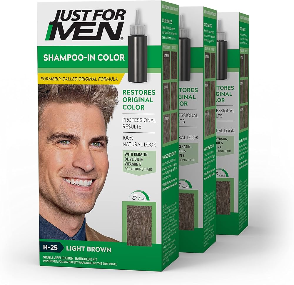 Just for Men Original Formula Hair Color H-25 Light Brown
