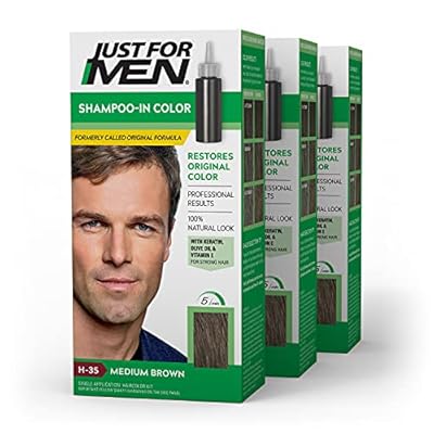 Just for Men Original Formula Hair Color H-35 Medium Brown