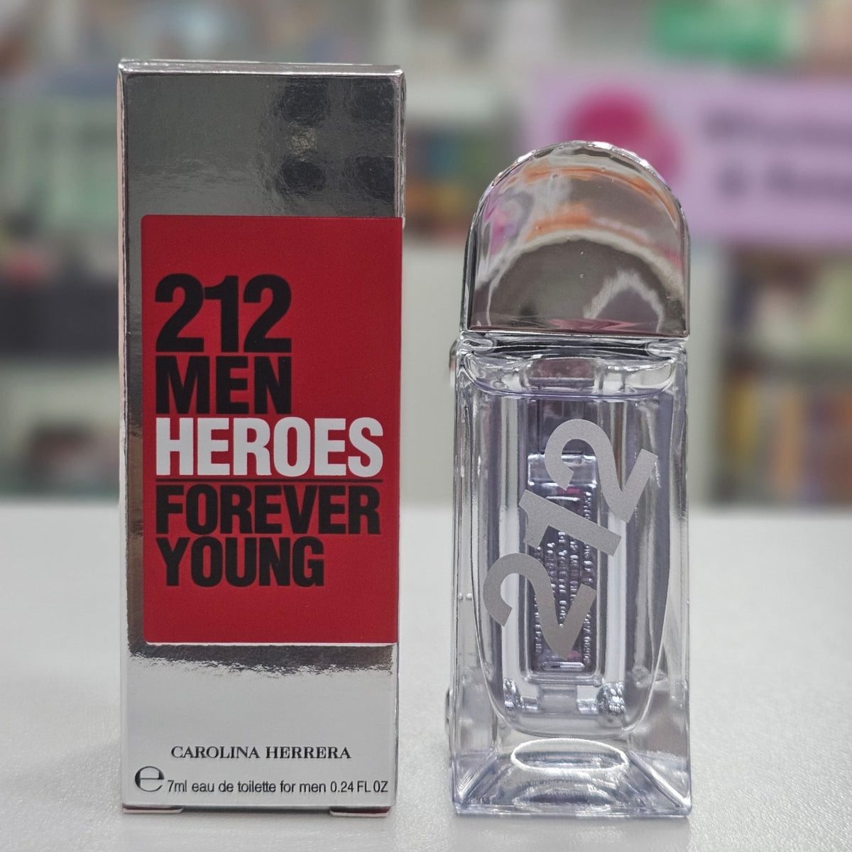 Carolina Herrera 212 Heroes Forever Young Eau De Toilette Mini 7ml (For Him)