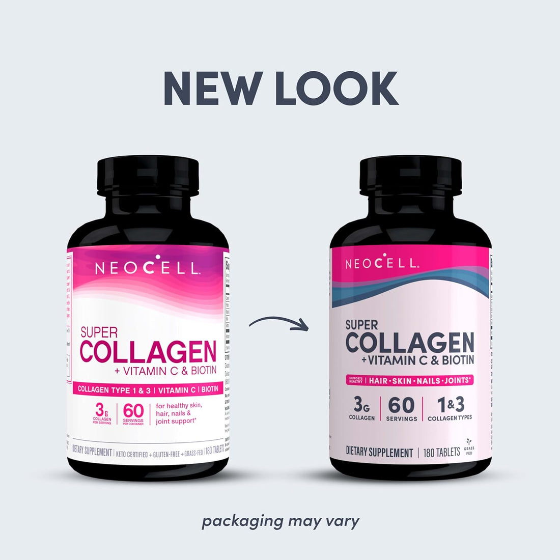 NeoCell Super Collagen + Vitamin C with Biotin 90 Tablets