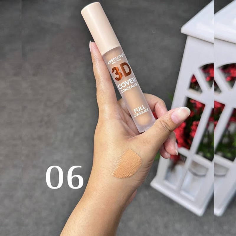 Absolute New York 3D Full Cover Concealer 5.5ml - MFDC06 Peachy Tan