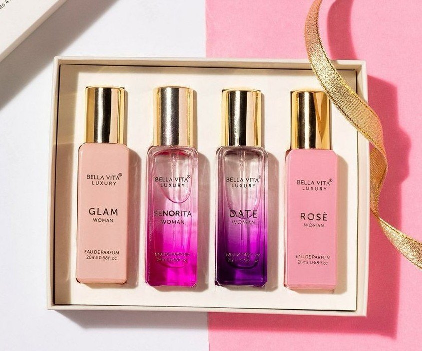 Bella Vita Luxury Perfume Gift Set For Women (20 Ml X 4)