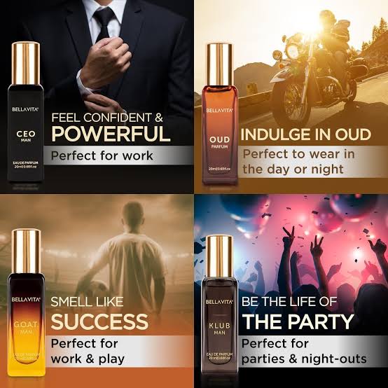 Bella Vita Luxury Perfume Gift Set For Men (20 Ml X 4)
