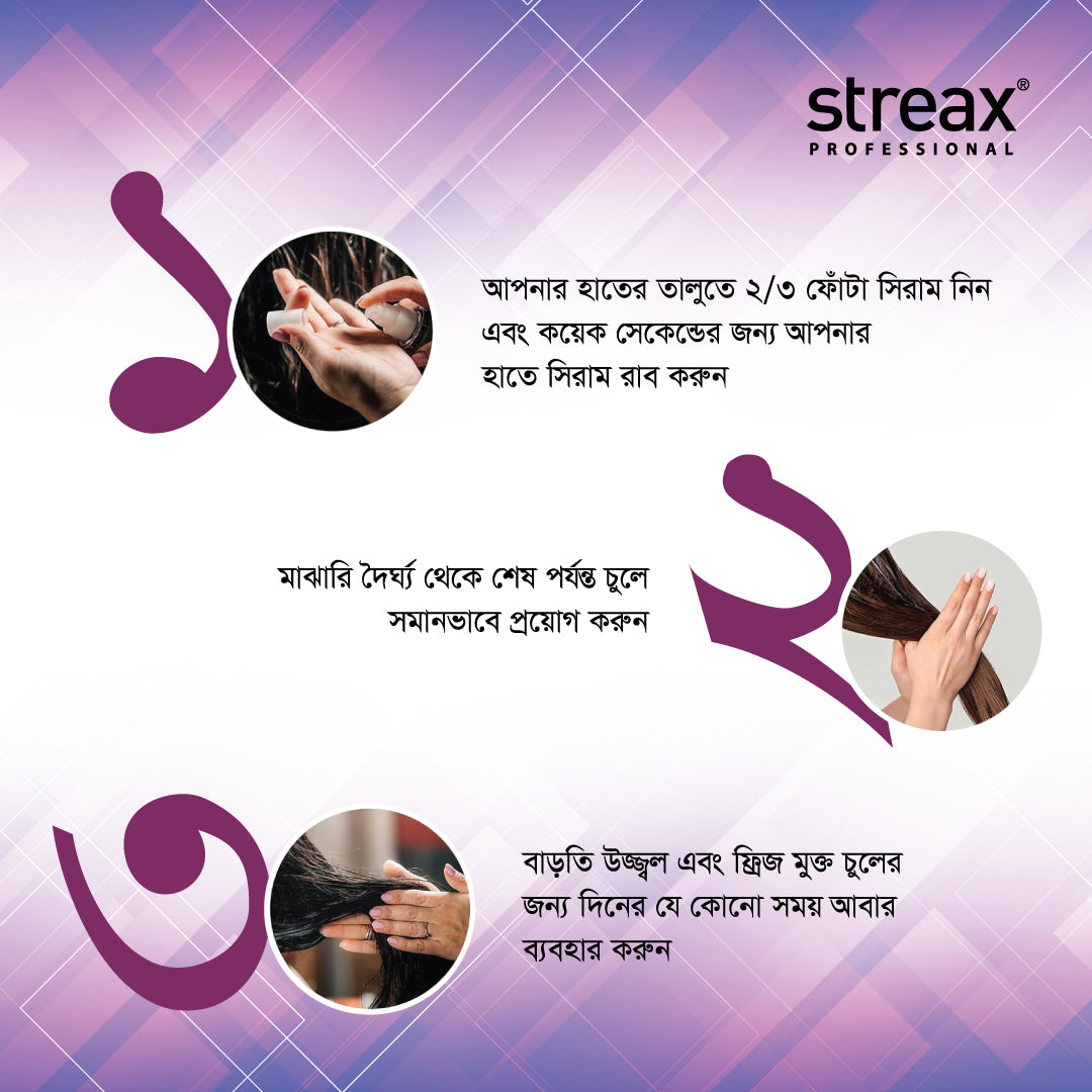 Streax Professional Canvo Line Hair Serum 100ml
