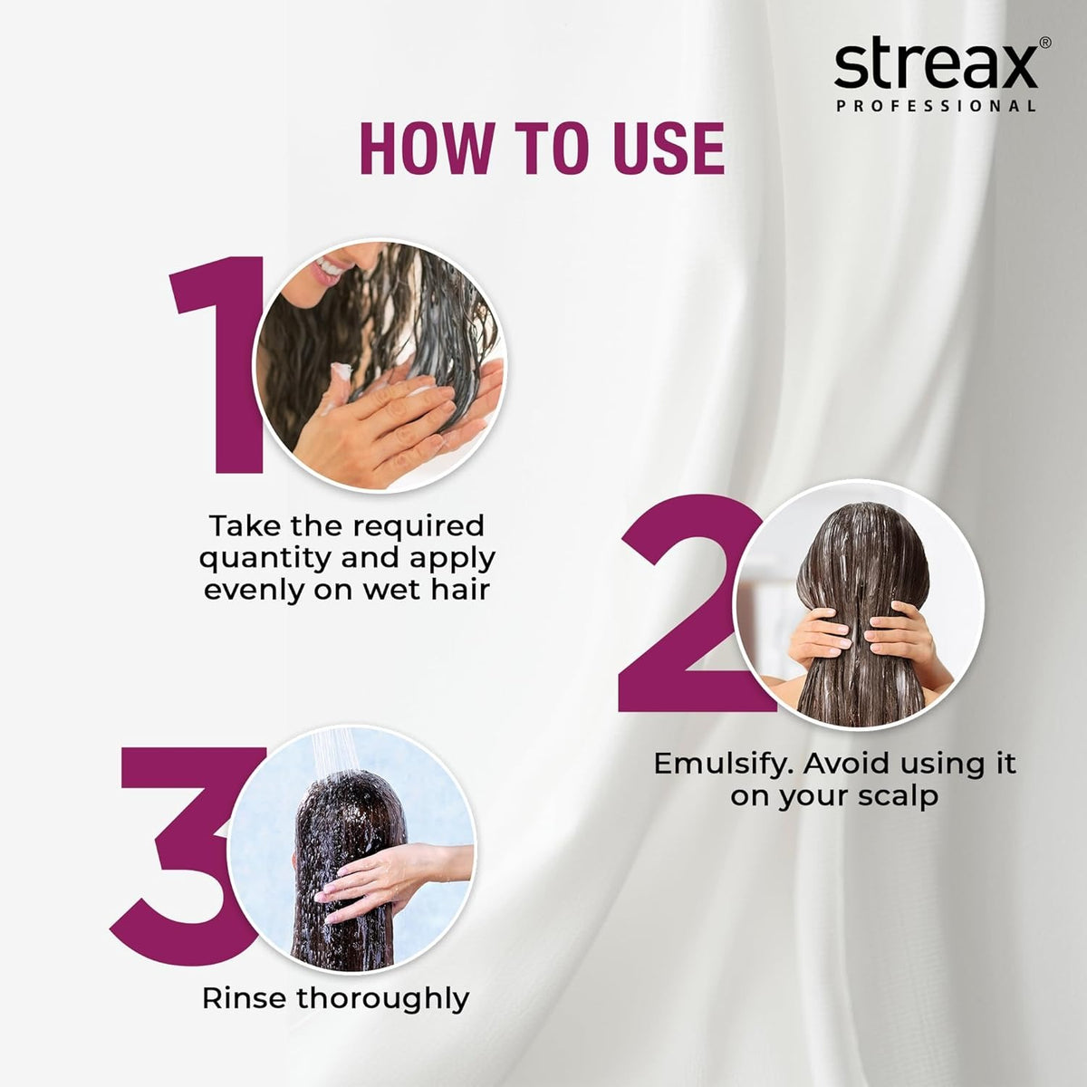 Streax Professional Canvo Line Conditioner Keratin-Treated & Straightened Hair 240g