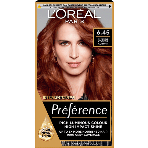 Loreal Paris Preference Hair Color - 6.45 Intense Copper Auburn