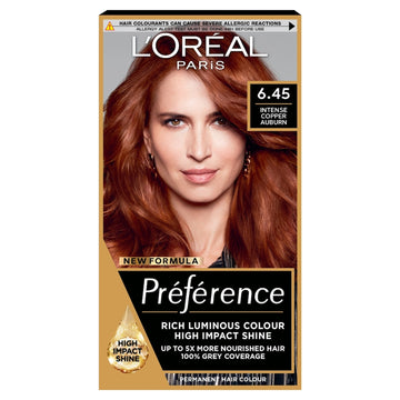 Loreal Paris Preference Hair Color - 6.45 Intense Copper Auburn