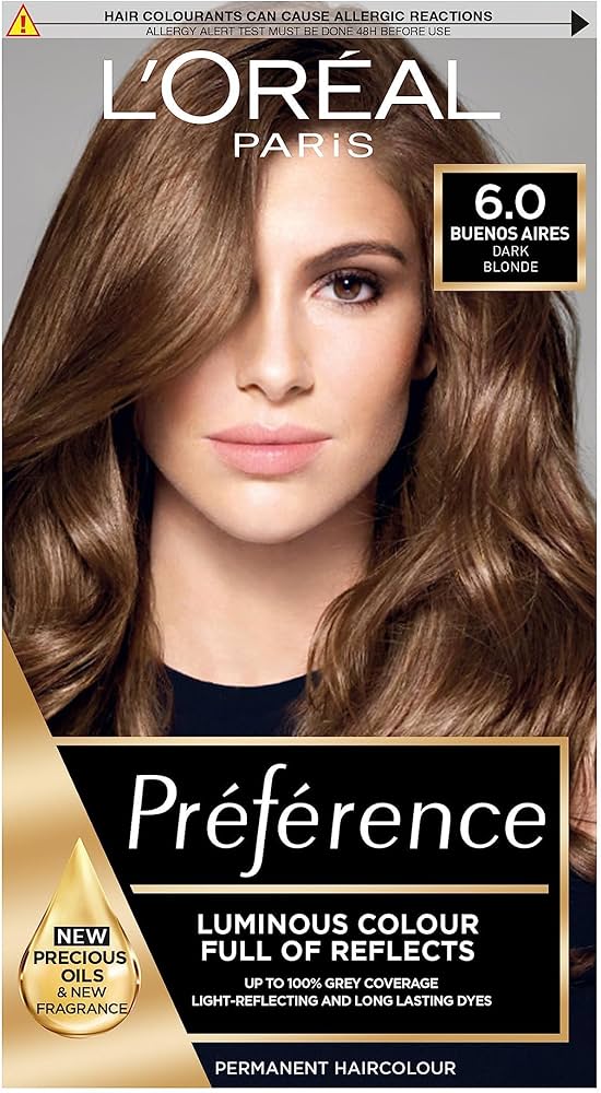 Loreal Hair Color Preference 6.0 Buendos Aires Dark Blonde