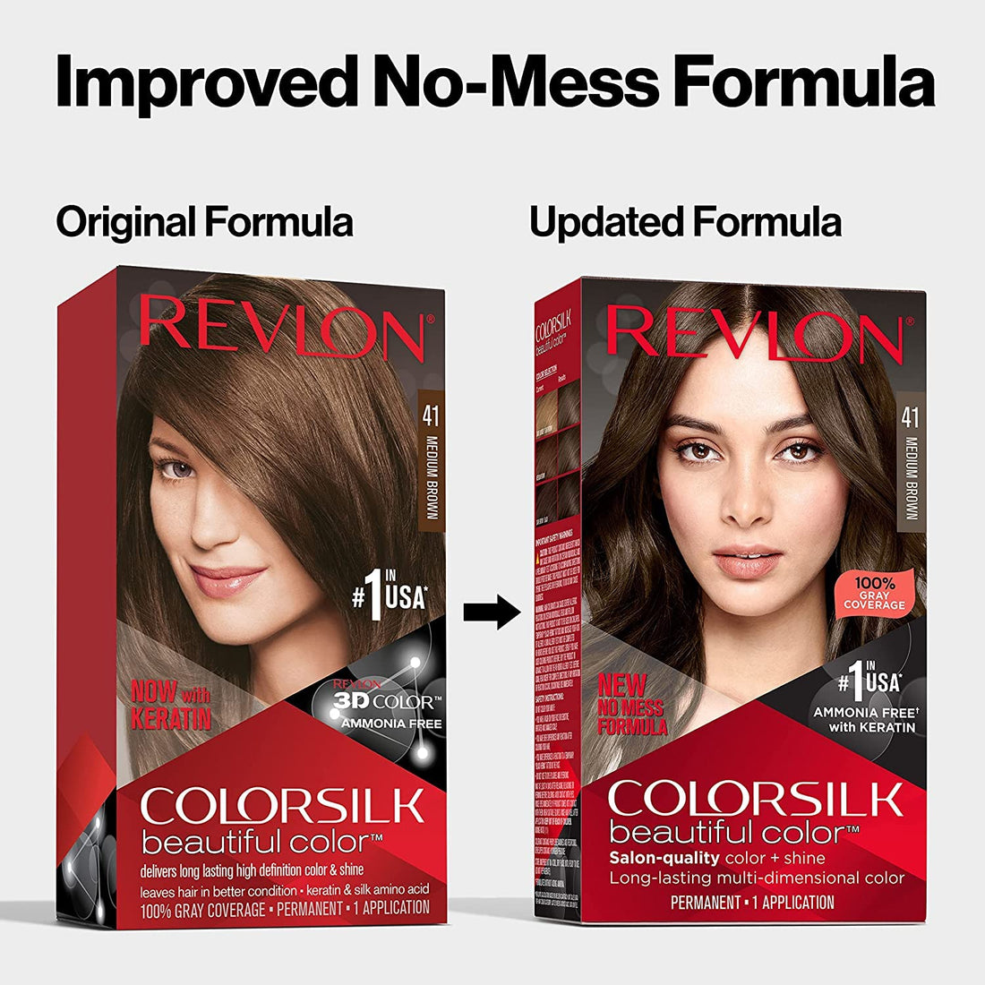 Revlon  Colorsilk Beautiful Hair Color - 41 -Medium brown