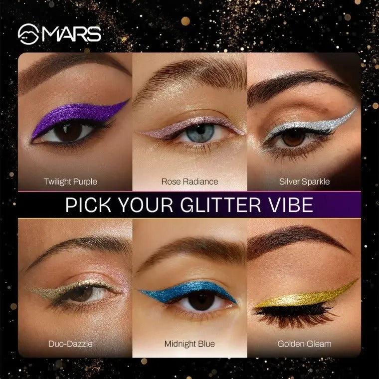Mars Twinkle Wink Glitter Eyeliner #03 Silver Sparkle (1.6ml)