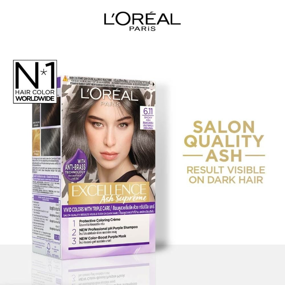 Loreal Excellence Ash Supreme 6.11 Smoky Ash