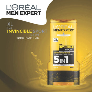 L'Oréal Men Expert Invincible Sport 5-in-1 Shower Gel 300ml
