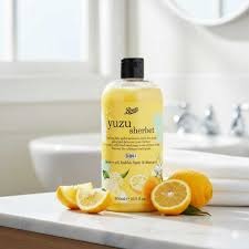 Boots Yuzu Sherbet Shower Gel, Bubble Bath & Shampoo 500ml