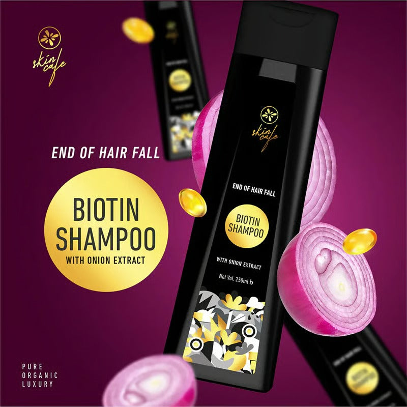 Skin Cafe End Of Hair Fall Biotin Shampoo With Onion Extract 250ml